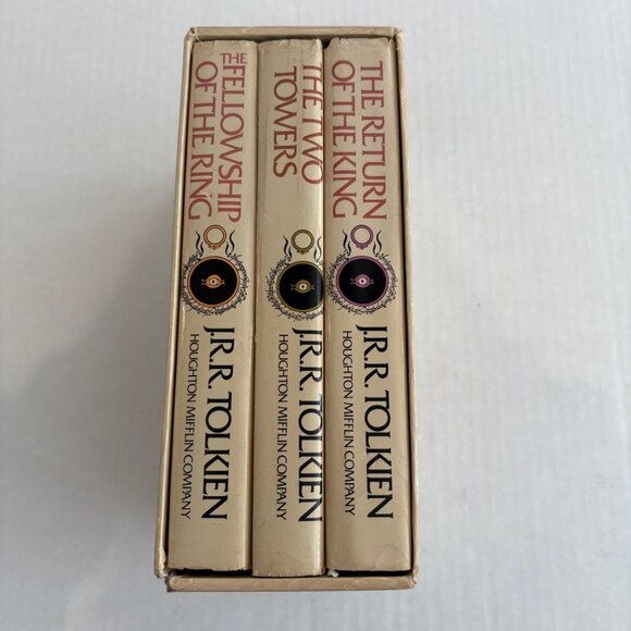 J.R.R. Tolkien The Lord of the Rings Boxset 1978 Houghton Mifflin 2nd Edition - Picture 2 of 8